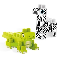 41501 - Baby Blocks Safari klocki krokodyl i zebra